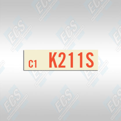 1969-73 Ford: Engine Identification Decal (Multiple Options!)