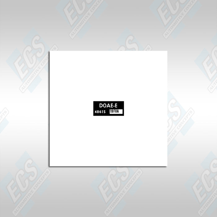 1970-71 Ford 351 Engines: Fuel Pump Label