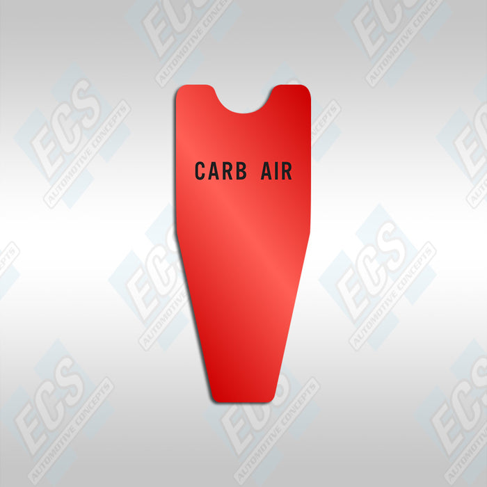 1970-71 Mopar: Carb / Choke Pull Cable Decal (Multiple Options!)