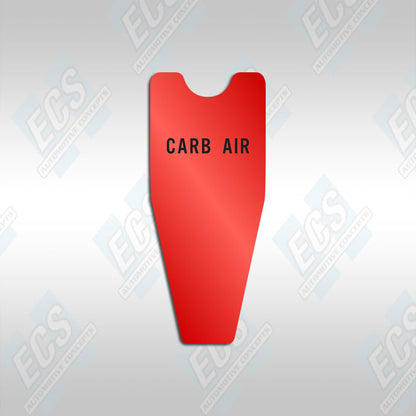 1970-71 Mopar: Carb / Choke Pull Cable Decal (Multiple Options!)