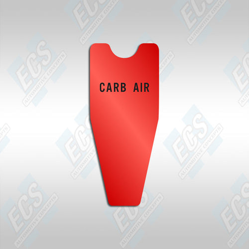 1970-71 Mopar: Carb / Choke Pull Cable Decal (Multiple Options!)