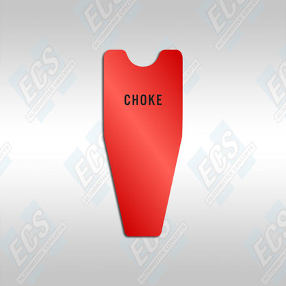 1970-71 Mopar: Carb / Choke Pull Cable Decal (Multiple Options!)