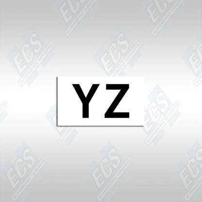 1970-71 Pontiac Engine Identification Decal (Multiple Options!)