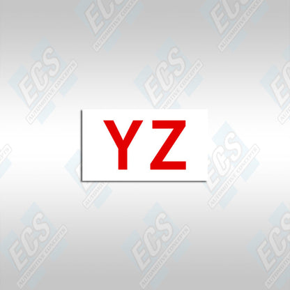 1970-71 Pontiac Engine Identification Decal (Multiple Options!)