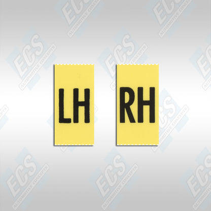 1970 Mustang: Rear Side Market Housing Light Decals