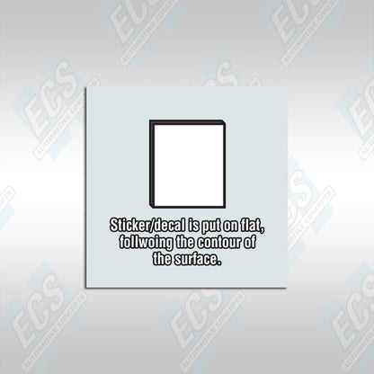 1986-87 Buick Turbo Regal / Grand National Visor Decal