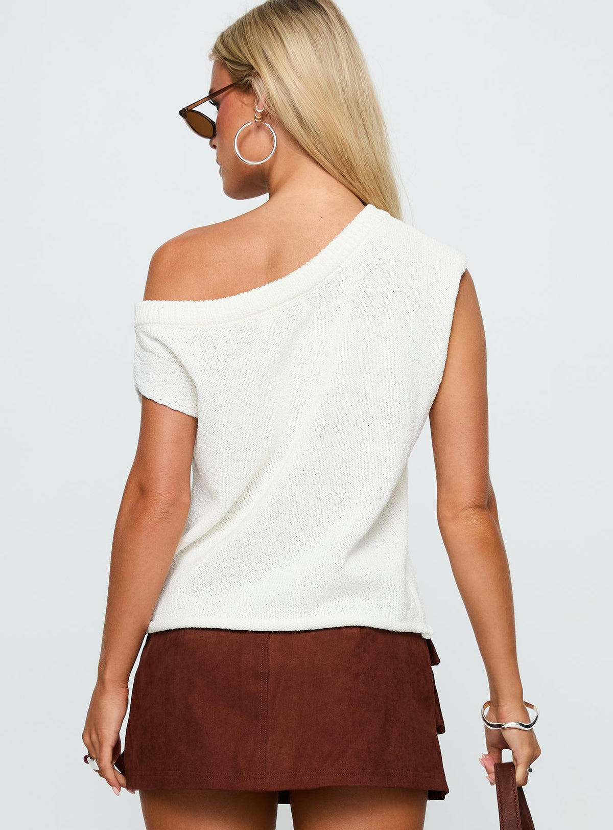 Ashfield Off Shoulder Top White