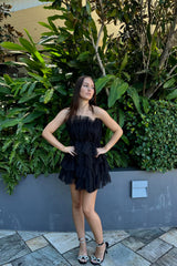 Kyrie Mini Dress - Black