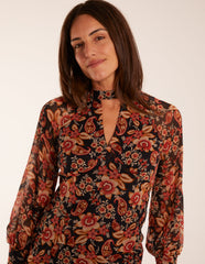 Raglan Keyhole Midi Dress