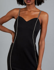 Diamante Detail Bodycon Dress