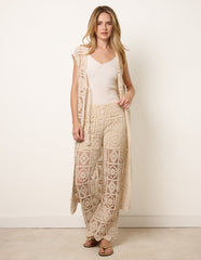 Crochet Flared Trousers