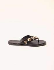 Sea Life Embellished Flip Flops