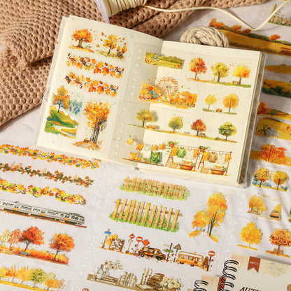 Autumn Picture Album Sticker 48pcs