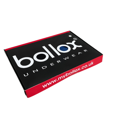 Black & Blue Duo Tone Set - Men's cotton boxer shorts (2Pack) bollox.