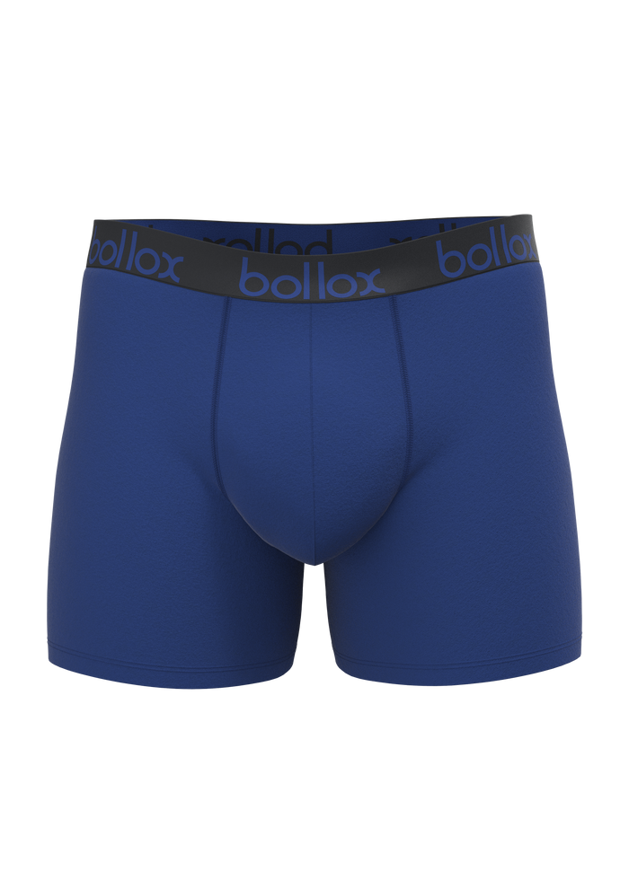 Black & Blue Duo Tone Set - Men's cotton boxer shorts (2Pack)
