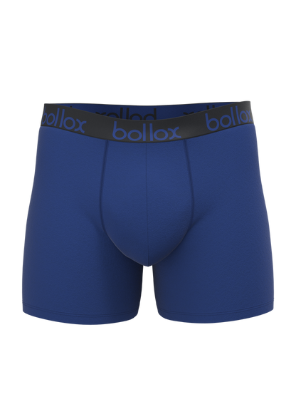 Black & Blue Duo Tone Set - Men's cotton boxer shorts (2Pack)