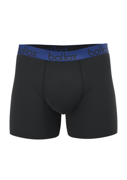 Black & Blue Duo Tone Set - Men's cotton boxer shorts (2Pack)