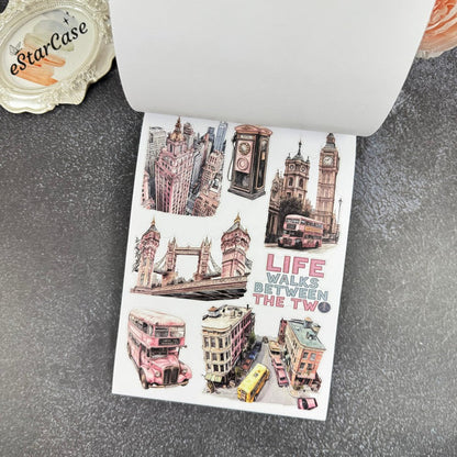 Black Pink Sticker Book
