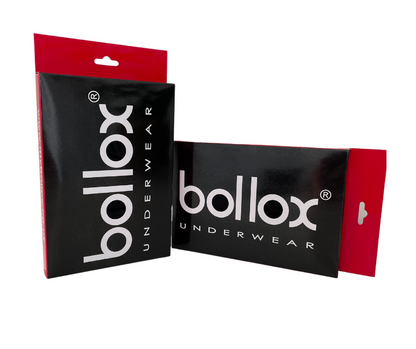 Black with Red - Men's Trunk - Bamboo & Cotton Blend (1Pack) bollox.