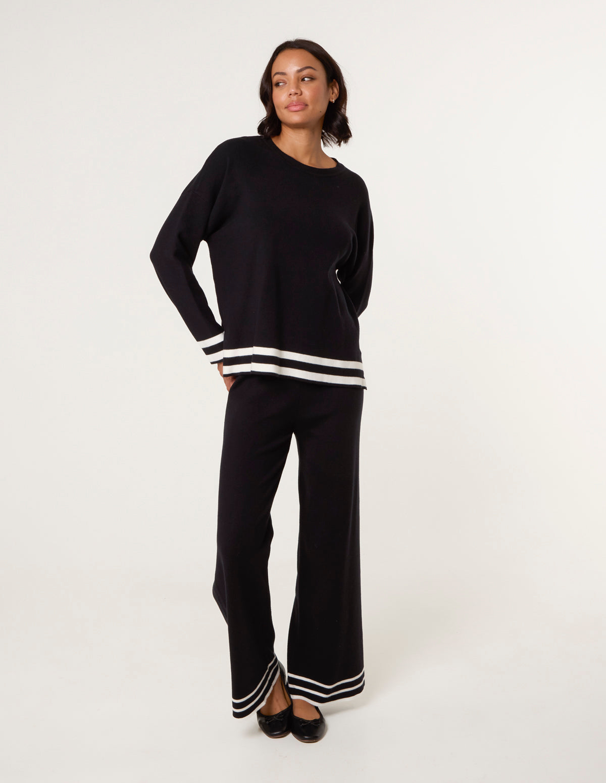 Contrast Colour Co- Ord Set