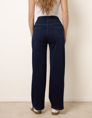 Side Stripe Jeans With Drawstring