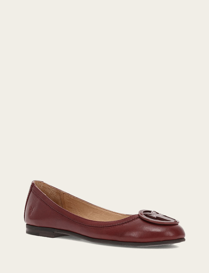 Carson Logo Ballet - Cranberry - Hero