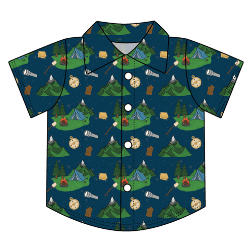 Dane Bamboo Button Down Tee (Pre-Order)