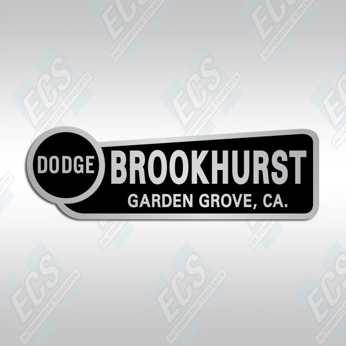 Dodge Dealership Bumper Decal (Multiple Cities/Dealerships Available!)