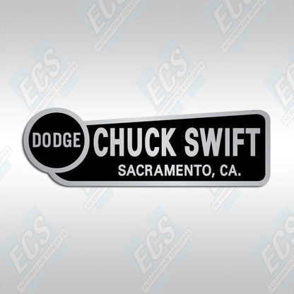 Dodge Dealership Bumper Decal (Multiple Cities/Dealerships Available!)