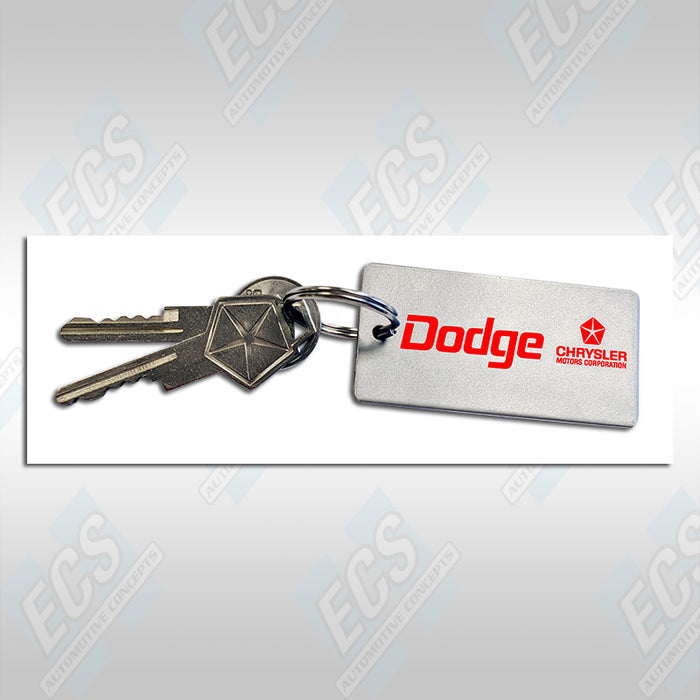 Dodge/Plymouth Custom Car Metal Key Tags (Specific Date & Actual VIN Number on Minature VIN)