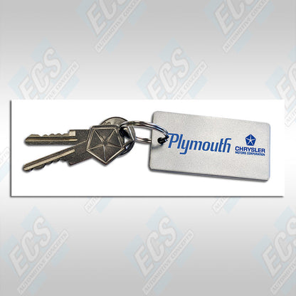 Dodge/Plymouth Custom Car Metal Key Tags (Specific Date & Actual VIN Number on Minature VIN)
