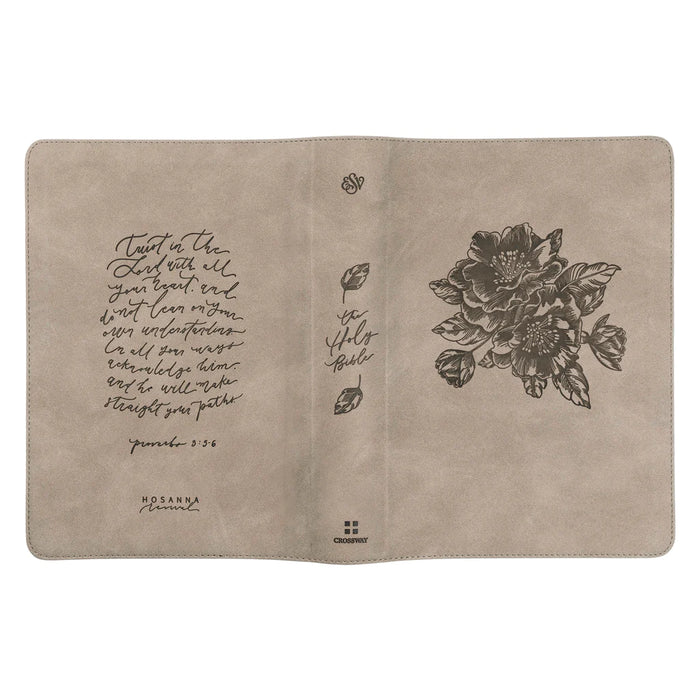 ESV Large Print Journaling Bible : Nara Theme
