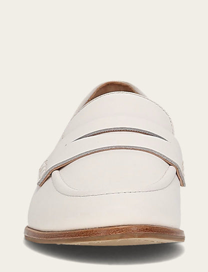 Faith Loafer - White - Front