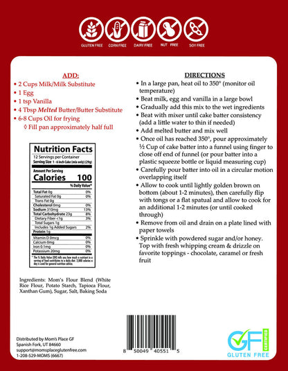 Gluten-Free Funnel Cakes Mix