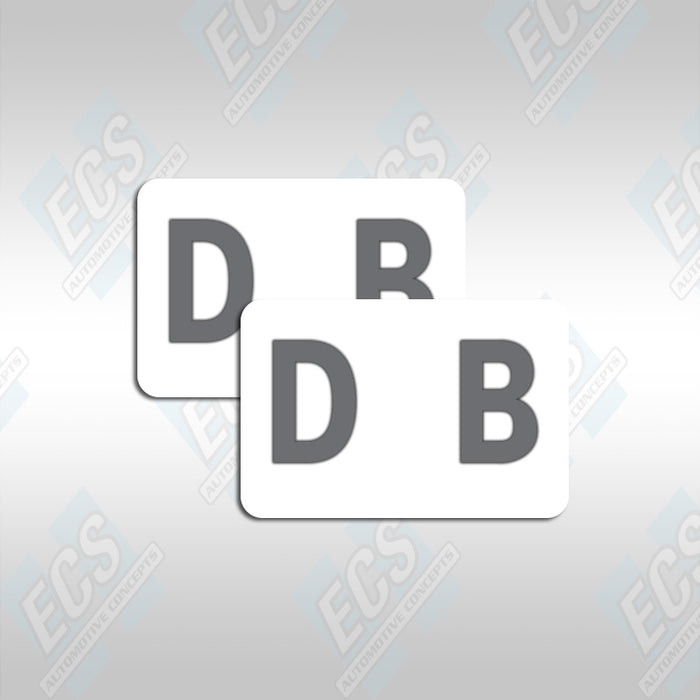GM Rear Shock Identification Decal (Multiple Options!)