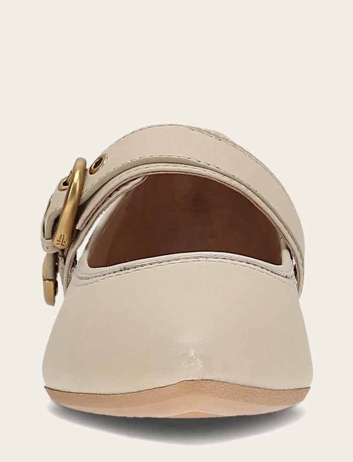Heather Buckle Mary Jane - Lemon - Front