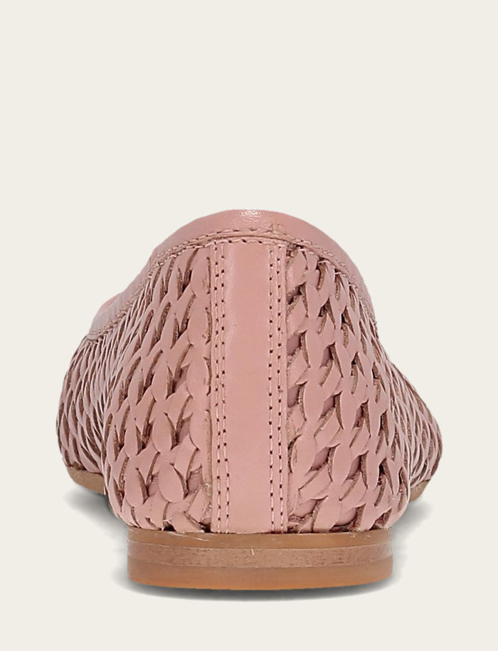 Heather Woven Ballet - Cameo Rose - Back