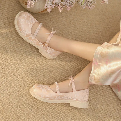 Chunky Heel Mary Jane Shoes