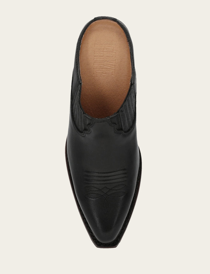 Laila Mule - Black - Top Down