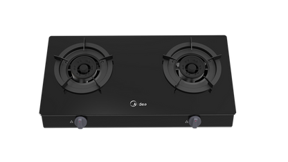 Midea Gas Stove Table Top Tempered Glass 2 Burner