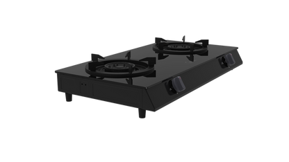 Midea Gas Stove Table Top Tempered Glass 2 Burner