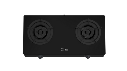 Midea Gas Stove Table Top Tempered Glass 2 Burner