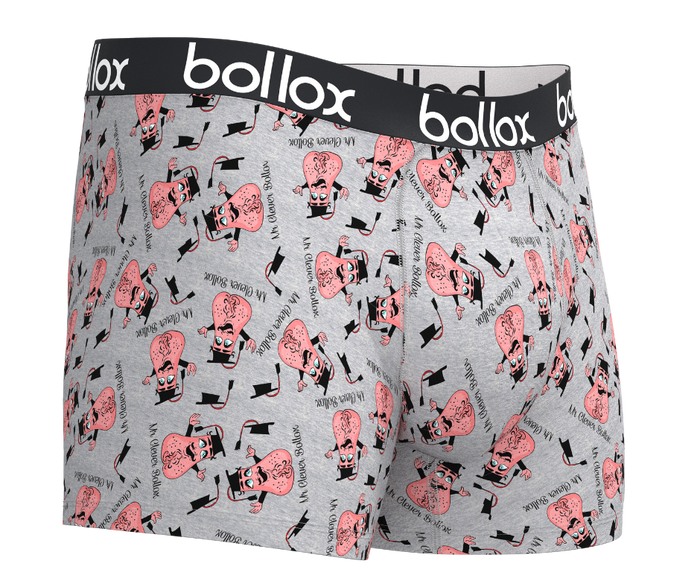 Mr Clever Bollox  - Men's Trunk - Bamboo & Cotton Blend (1Pack) bollox.
