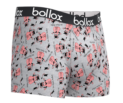 Mr Clever Bollox  - Men's Trunk - Bamboo & Cotton Blend (1Pack) bollox.