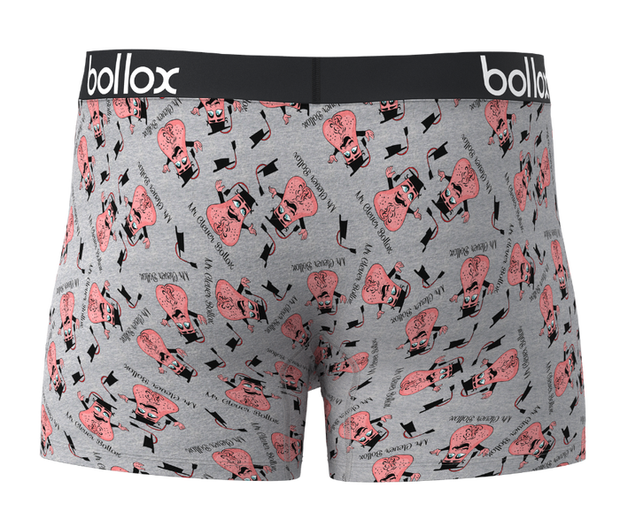 Mr Clever Bollox  - Men's Trunk - Bamboo & Cotton Blend (1Pack) bollox.