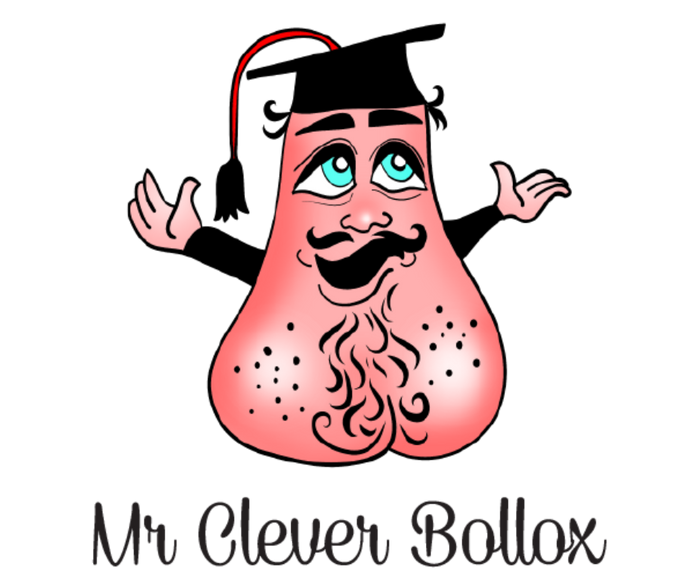 Mr Clever Bollox  - Men's Trunk - Bamboo & Cotton Blend (1Pack) bollox.