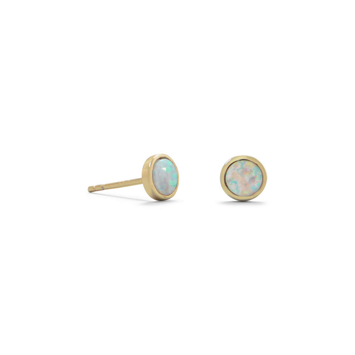 Opal Stud Earrings