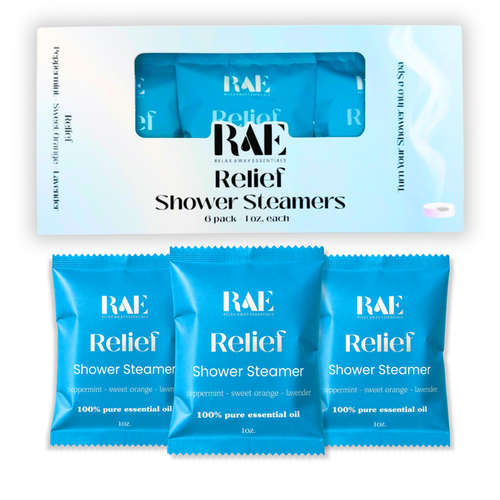 Relief Shower Steamers 6 Pack - Made in USA - Aromatherapy