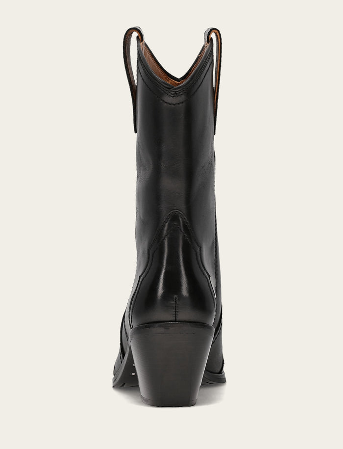 Sara Wingtip Stud - Black - Back