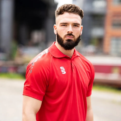 Surridge Dual Solid Colour Polo (Diags) (CUYFC)